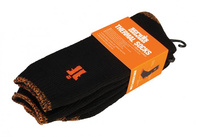 Scruffs Workwear Scrffs Thermal Socks Black