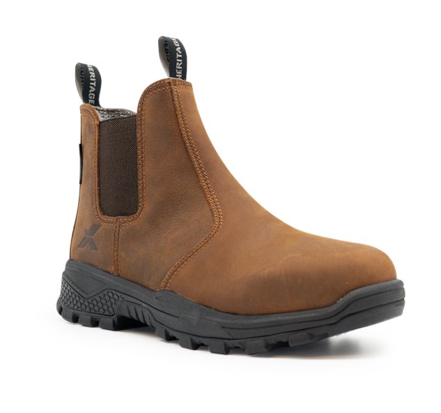 Xpert Workwear Xpert Heritage S3 Safety Dealer Boots Brown