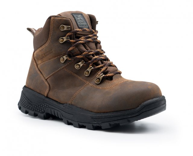 Xpert Workwear Xpert Heritage Explorer Waterproof Hiking Boots Brown