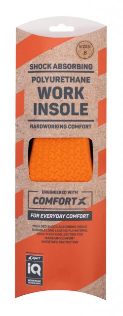 Xpert Workwear Xpert Shock Absorbing Polyurethane Work Insole