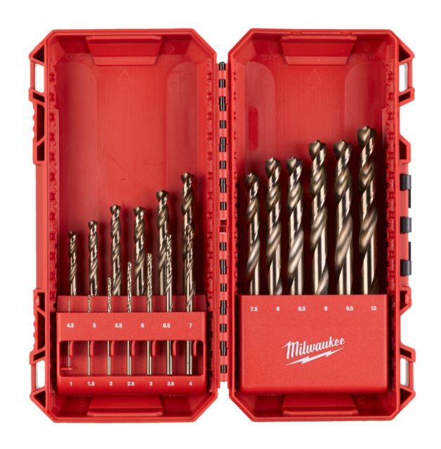MILWAUKE Milwaukee Thunderweb Metal HSS-Cobalt Drill Bit Set 19 Piece