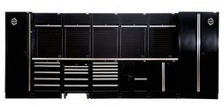 Draper Draper Bunker Modular Storage Combo With Stainless Steel Worktop 25 Piece
