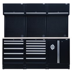 Draper Draper Bunker Modular Storage Combo With Stainless Steel Worktop 14 Piece