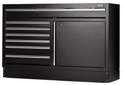 Draper Bunker Modular 7 Drawer Floor Cabinet 54"