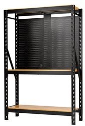 Draper Draper Bunker Modular 3 Tier Racking With Hardwood Shelving & Pegboards 17 Piece