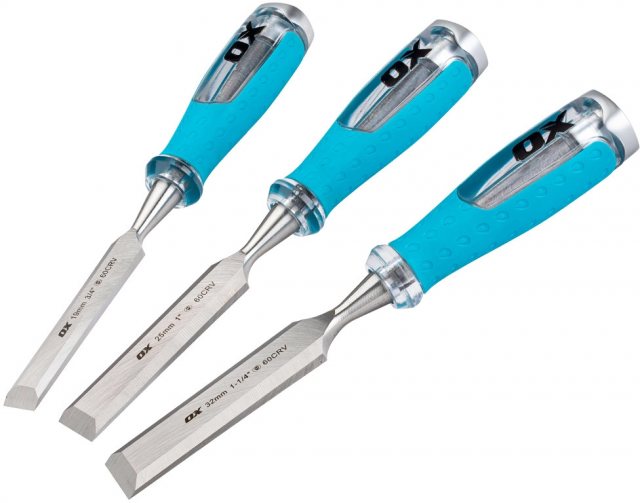 Ox Tools Ox Tools Pro Wood Chisel Set 13-25mm 3 Piece
