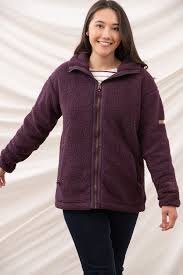 Lighthouse   Lighthouse Cobh Full Zip Fleece Cranberry