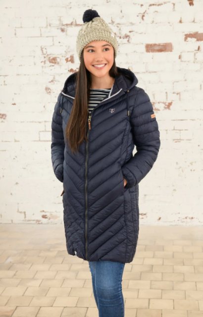 Lighthouse   Lighthouse Laurel Coat Navy Blue