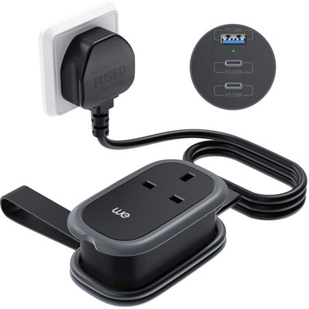 Westminster Electrical Travel Extension USB Hub 1.1m