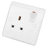 Westminster Electrical Switched Socket 13a 1 Gang