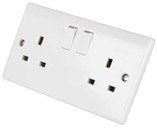 Westminster Electrical Switched Socket 13a 2 Gang