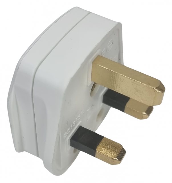 Westminster Electrical UK Mains Fused Plug White 13a