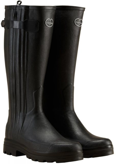 Le Chameau Le Chameau Chasseur Neoprene Wellington Noir