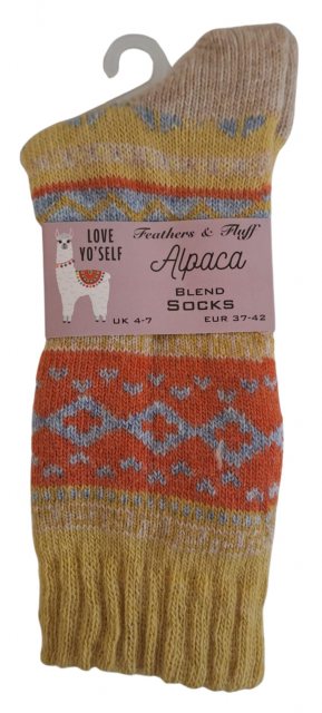 Simply Essentials Ladies Nordic Alpaca Sock Assorted