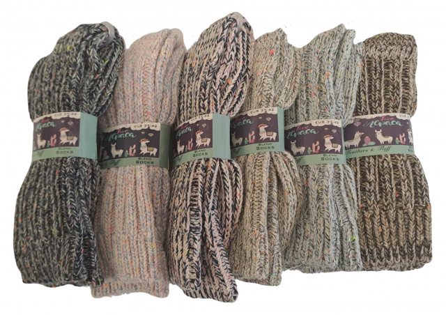 Simply Essentials Ladies Alpaca Boot Sock Assorted
