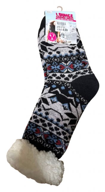 Simply Essentials Ladies Slipper Sock Assorted