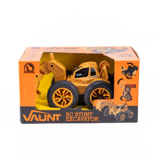 Vaunt Remote Control Toy Stunt Excavator