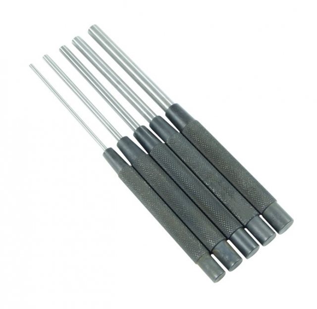 Jefferson Tools Jefferson Extra Long Parallel Pin Punch Set 5 Piece