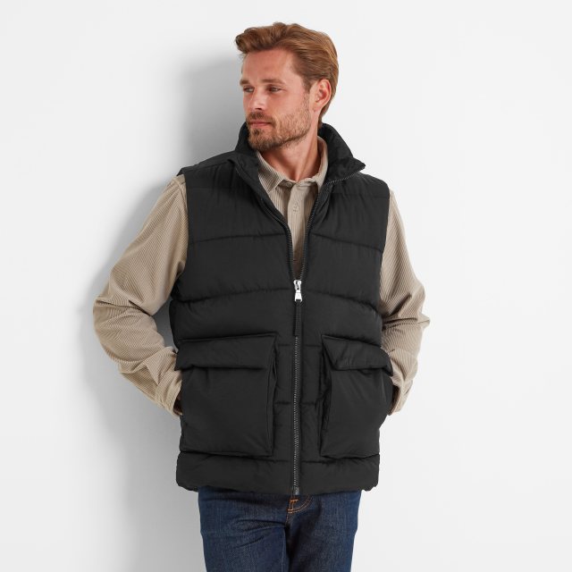 Tog24 Tog24 Lomax Padded Gilet Black