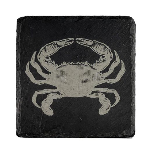 Just Slate Crab Slate Coaster