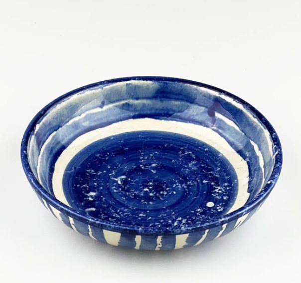 Selbrae House Stripe Ceramic Serving Bowl
