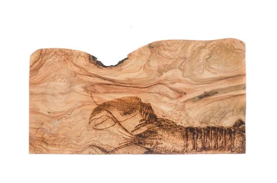 Selbrae House Lobster Olive Wood Chopping Board