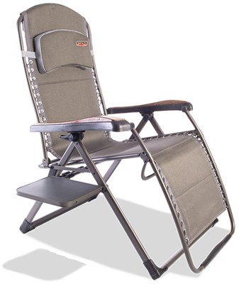 Miriad Quest Naples Pro Relax XL Chair With Side Table Grey