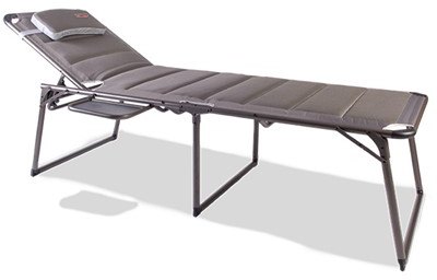 Miriad Quest Naples Pro Lounge Bed With Side Table Grey