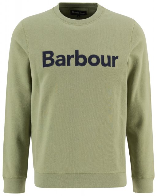 Barbour Barbour Applique Crew Neck Sweatshirt Laurel Green