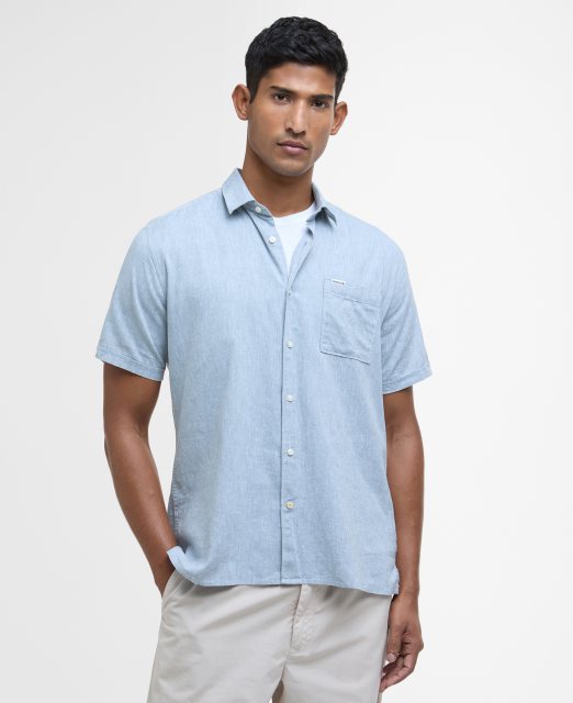 Barbour Barbour Nelson Short Sleeved Shirt Lead