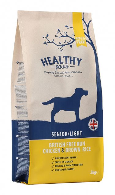 Healthy Paws Senior Chicken & Brown Rice Dog Food