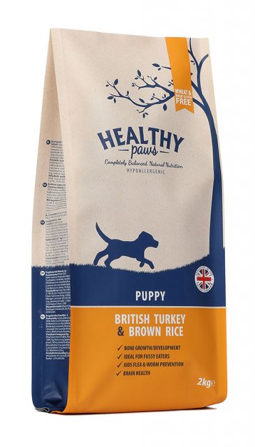 Healthy Paws Puppy Turkey & Brown Rice Dog Food
