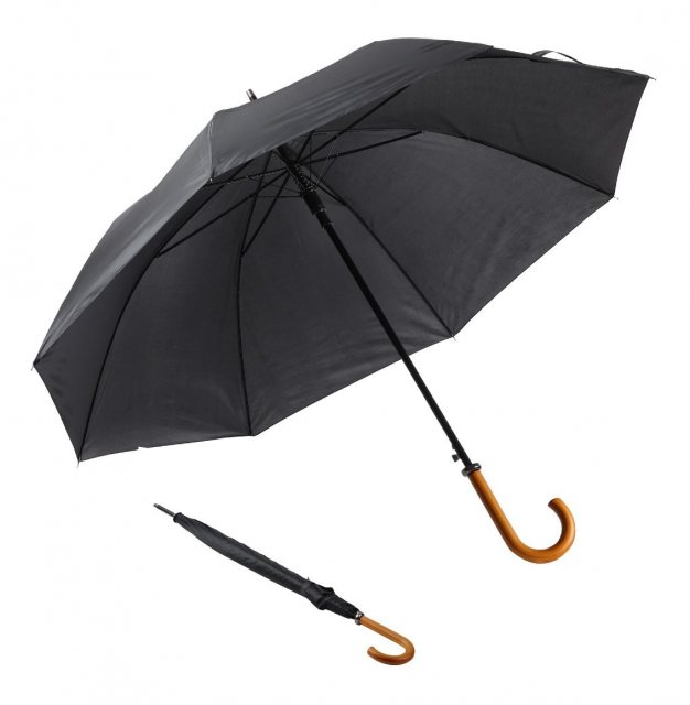 Dash Gents Walking Umbrella Black