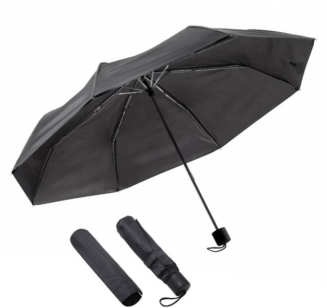 Dash Essentials Plain Umbrella Black