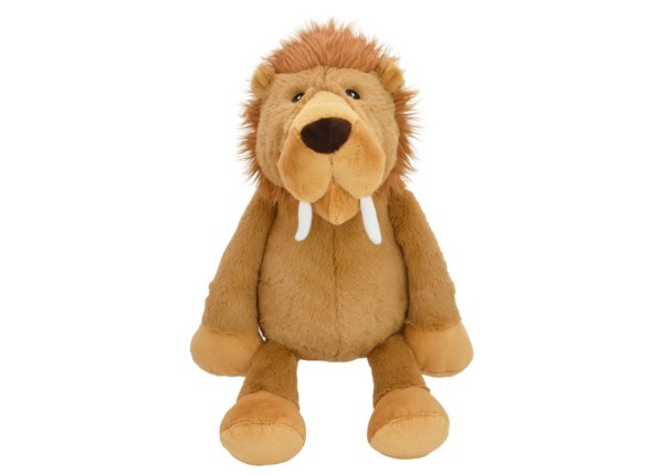 Happy Pet Sitting Sabertooth Tiger Dog Toy 14"