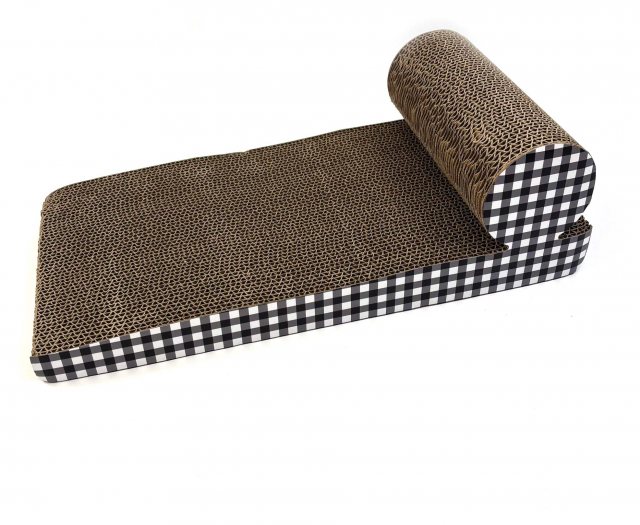 Cardboard Cat Scratcher Chaise Longue