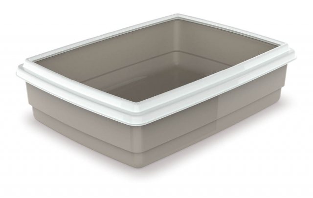 Cat Litter Tray Grey XL