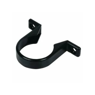 Kalsi Plastics Kalsi Round Downpipe Clip Black