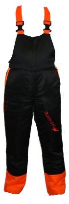 Handy Handy Chainsaw Bib & Brace Black/Orange