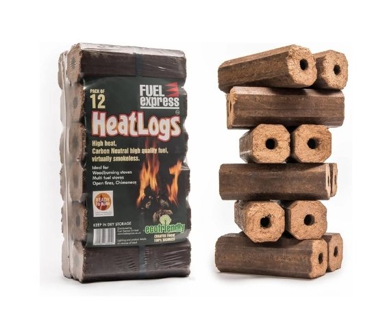 Fuel Express Shimada/Pinkay Heat Log Briquettes 10kg