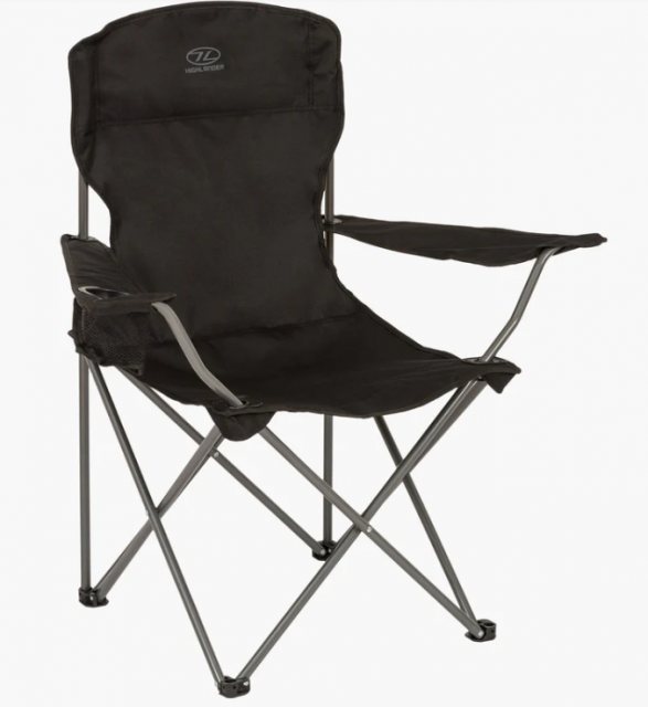 Highlander Highlander Edinburgh Camping Chair Black