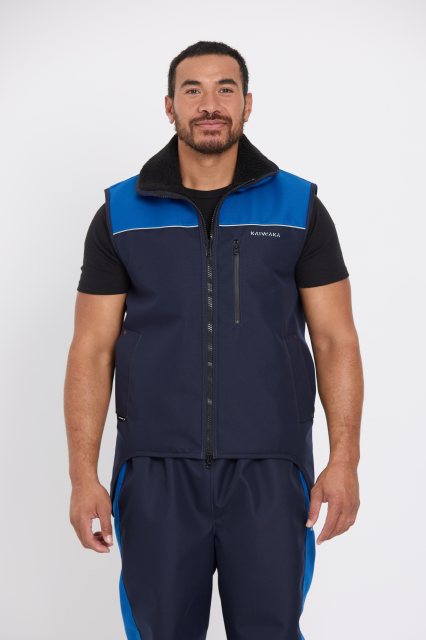 KAIWAKA Kaiwaka Stormforce Sleeveless Vest Blue/Navy