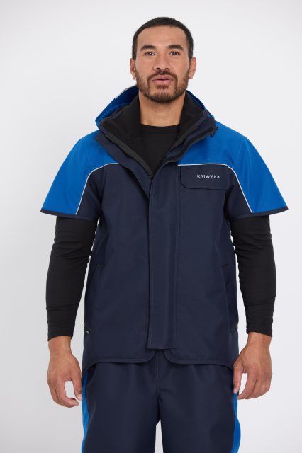 KAIWAKA Kaiwaka Stormforce Short Sleeve Jacket Blue/Navy