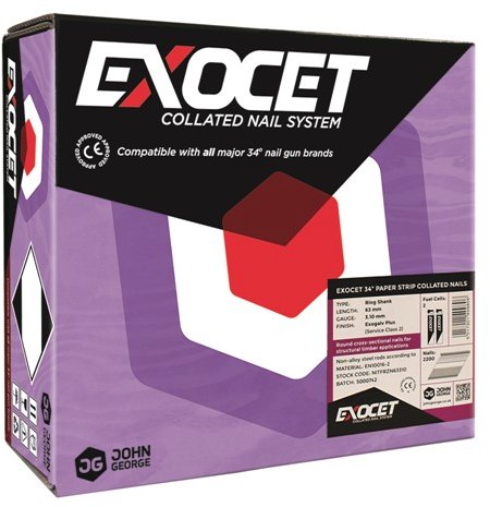 John George Exocet Ringshank No Gas Exogalv Plus 3300 Pack