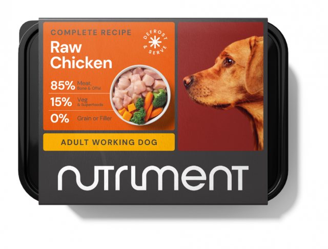 Nutriment Frozen Raw Chicken Dog Food