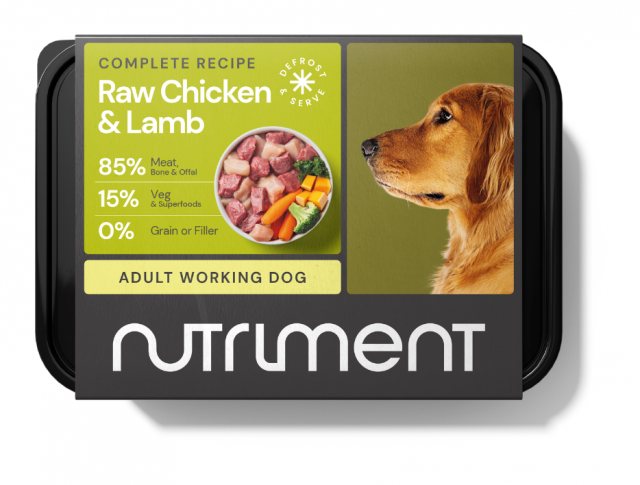 Nutriment Frozen Raw Chicken & Lamb Dog Food