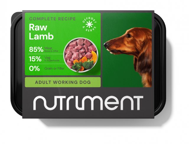 Nutriment Frozen Raw Lamb Dog Food