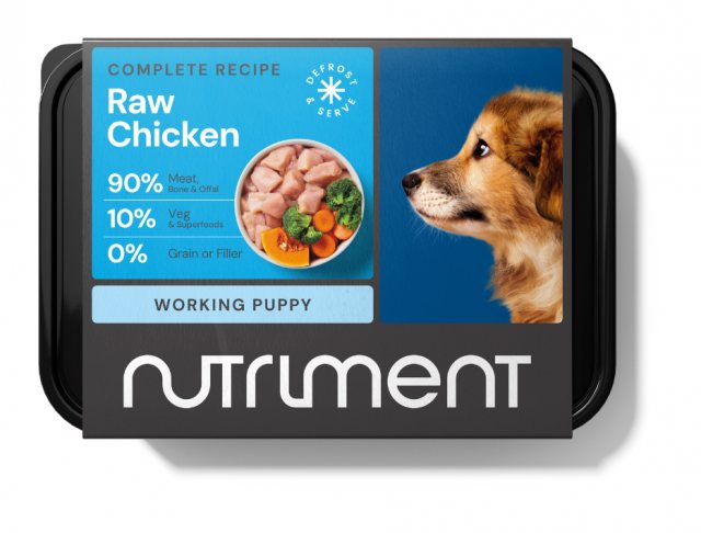 Nutriment Frozen Raw Chicken Puppy Dog Food 500g