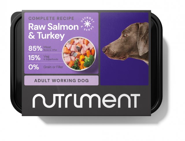 Nutriment Frozen Raw Salmon & Turkey Dog Food