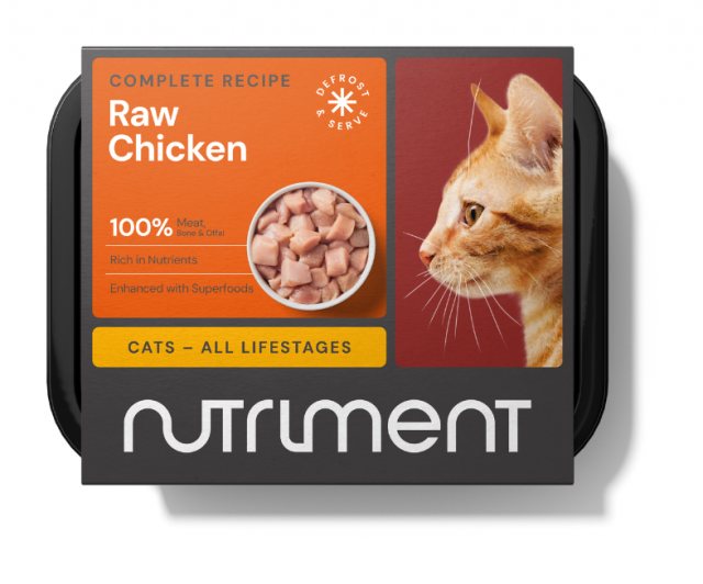 Nutriment Frozen Raw Chicken Cat Food